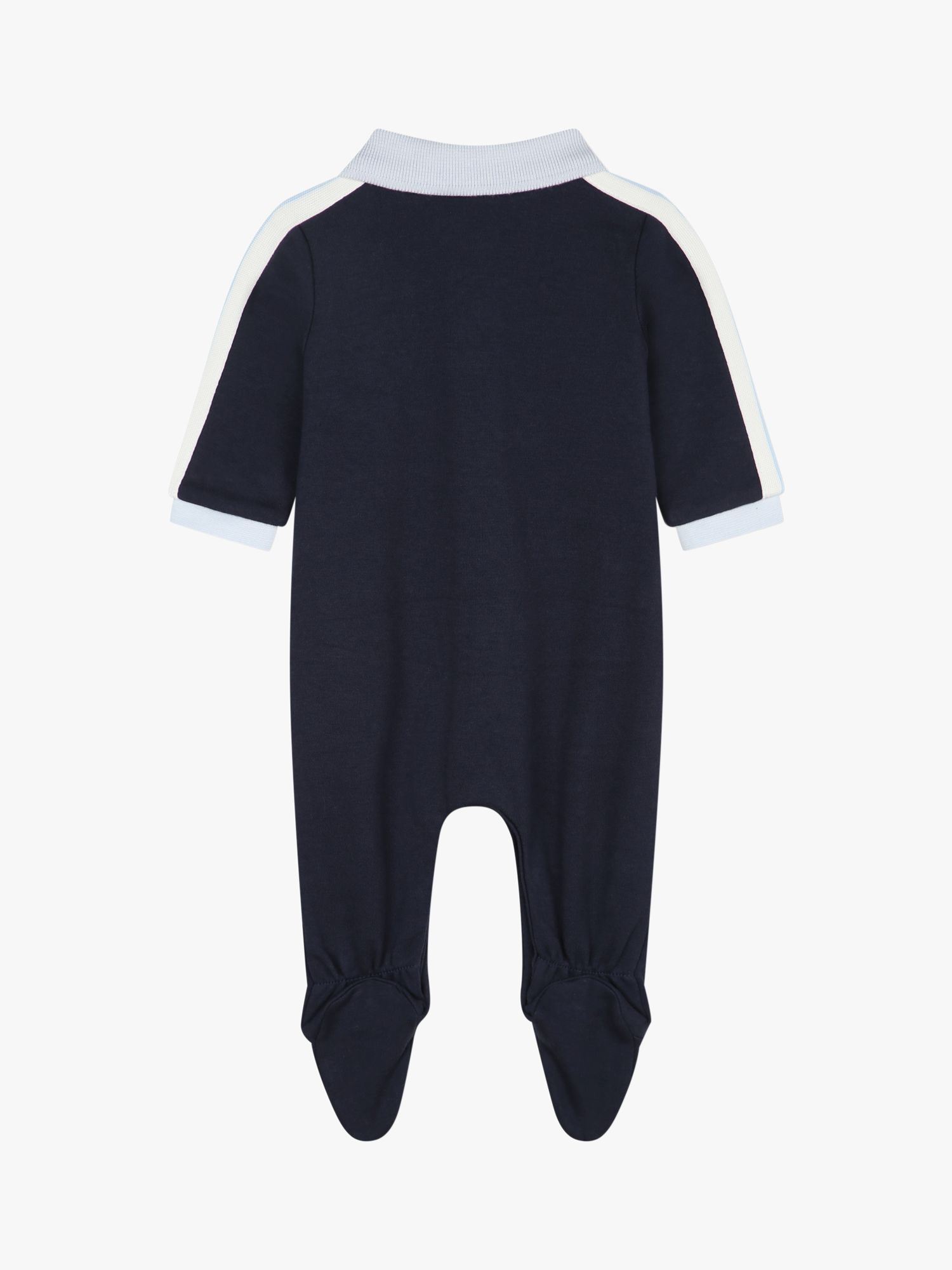 Buy BOSS Baby Collared Pyjamas, Black/White Online at johnlewis.com