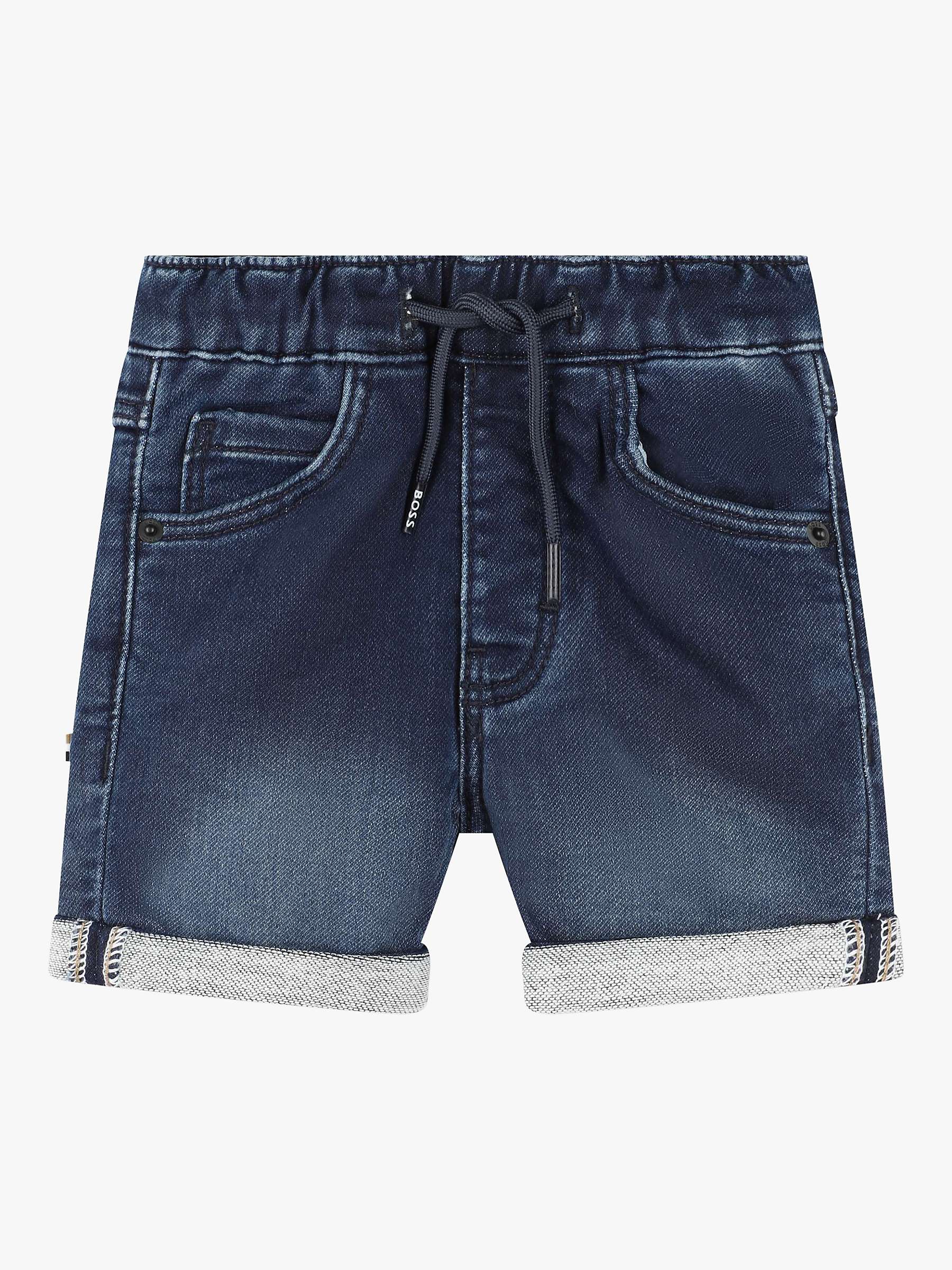Buy BOSS Baby Denim Shorts, Blue Online at johnlewis.com