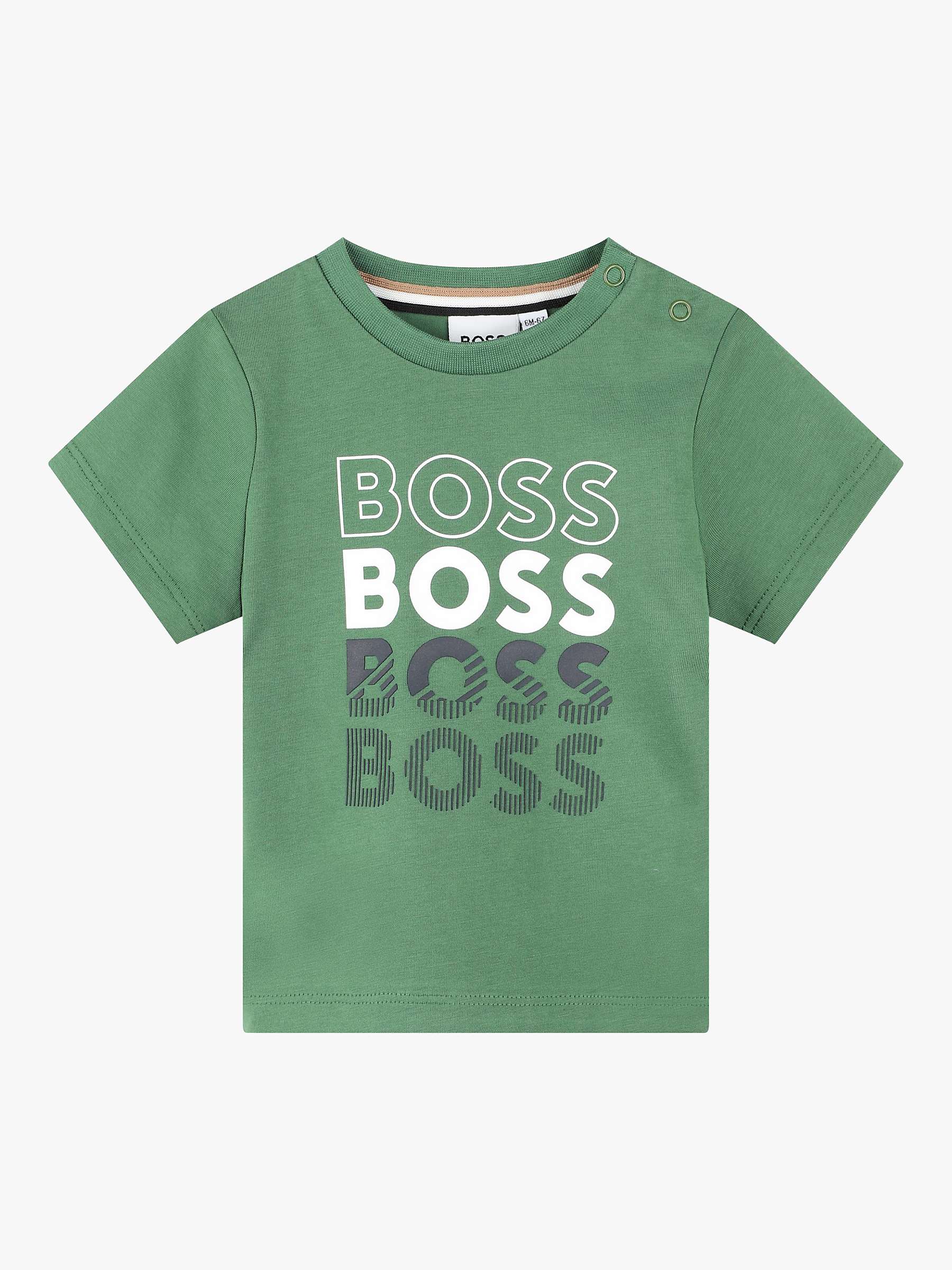 Buy BOSS Baby Logo Short Sleeve T-Shirt Online at johnlewis.com
