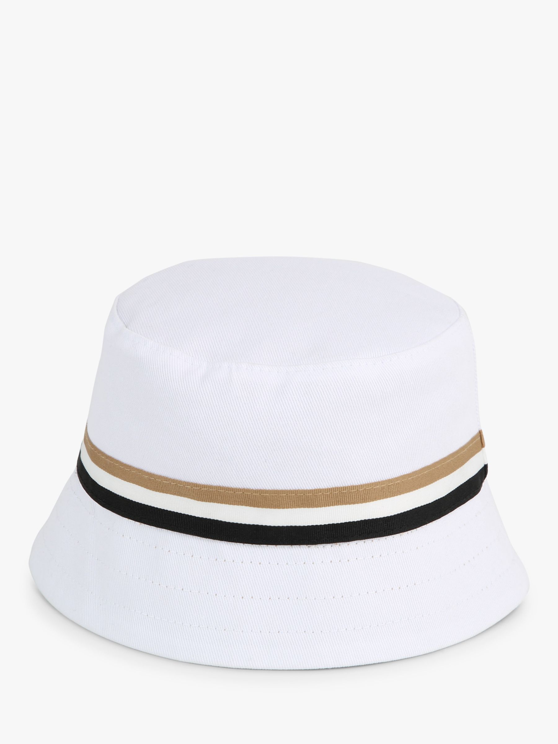 BOSS Baby Reversible Bucket Hat, White/Brown, 9-12 months