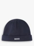 BOSS Baby Logo Pull On Hat, Navy