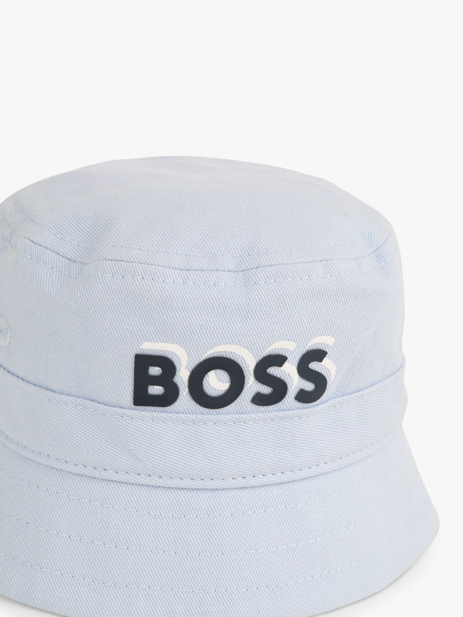 Buy BOSS Baby Logo Embroidered Bucket Hat, Light Blue Online at johnlewis.com