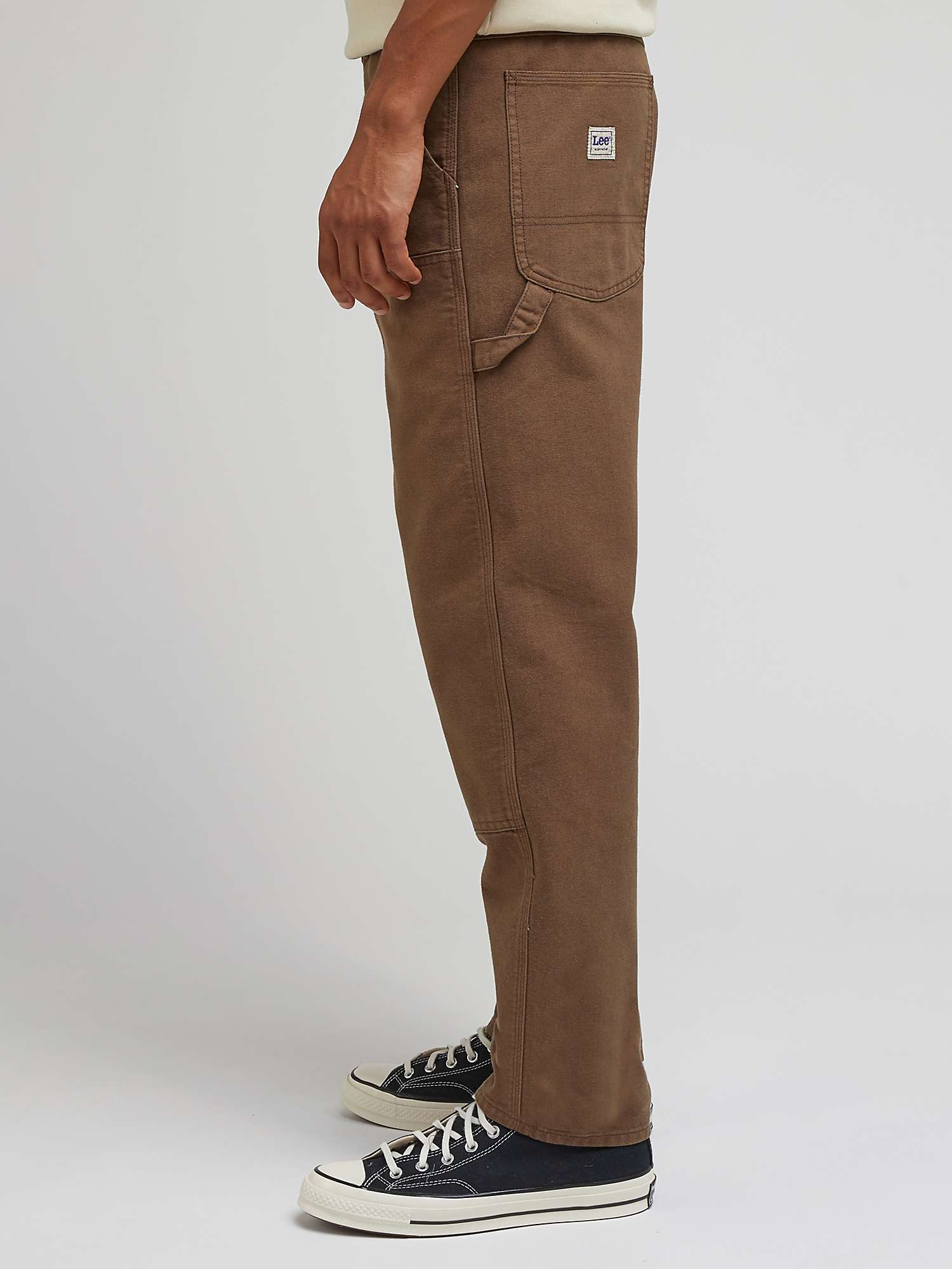 Buy Lee Pannelled Carpenter Trousers, Truffle Online at johnlewis.com