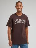 Lee Logo Jeans 1889 Short Sleeve T-Shirt, Arabica, Arabica