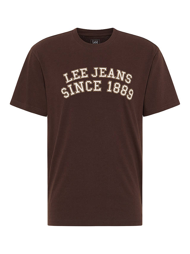 Lee Logo Jeans 1889 Short Sleeve T-Shirt, Arabica