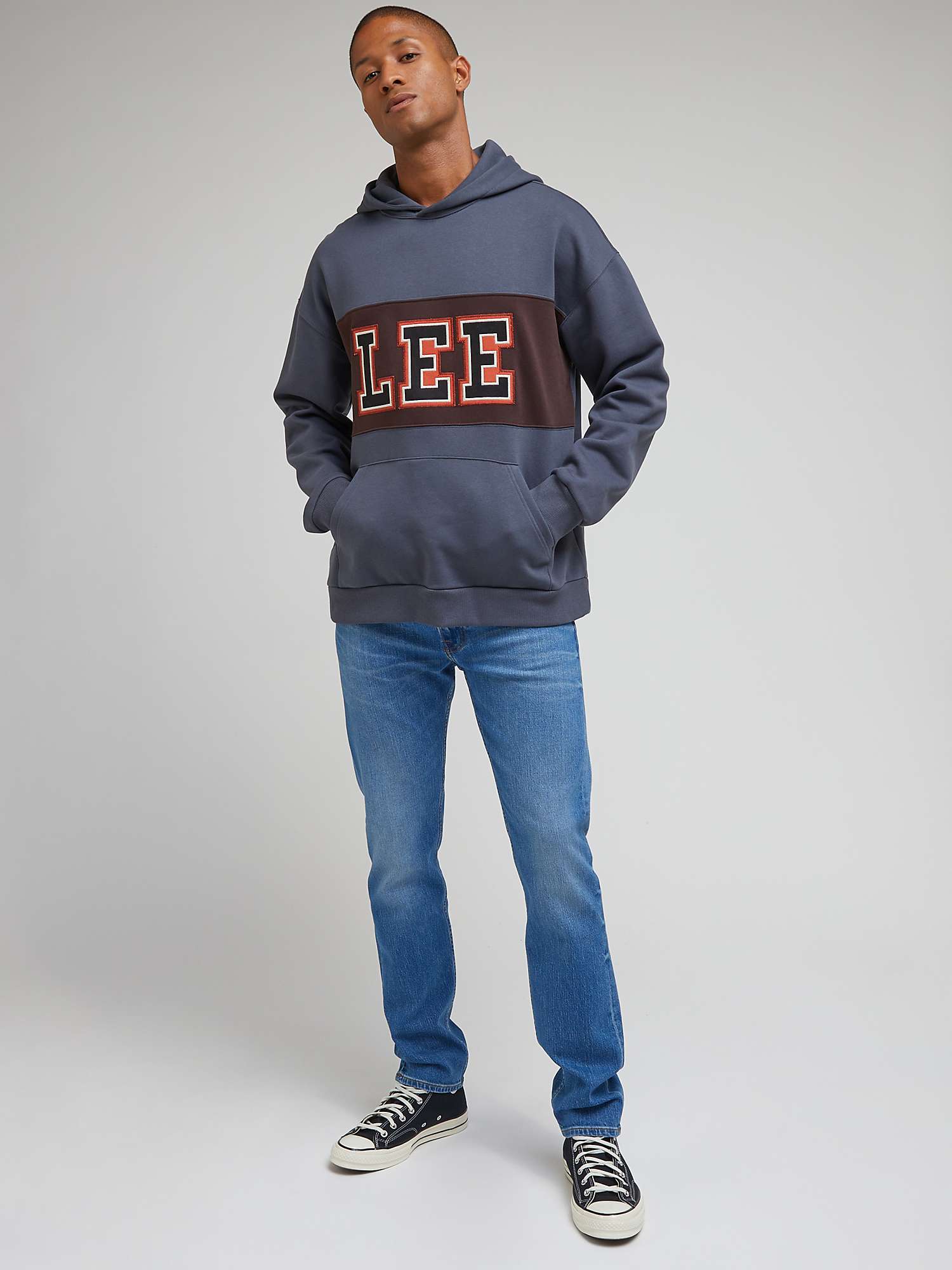 Buy Lee Seasonal Hoodie, Blue/Multi Online at johnlewis.com