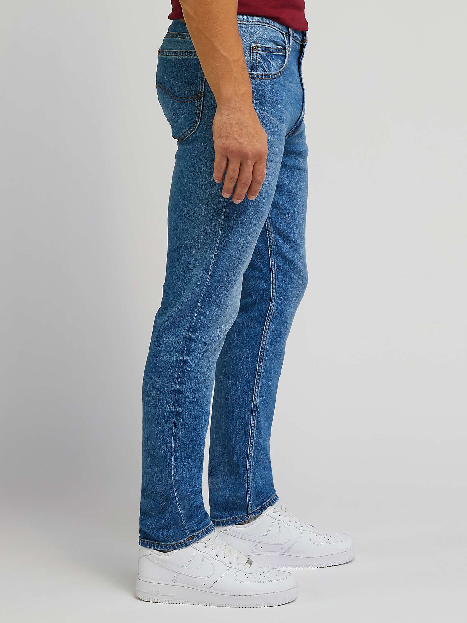 Buy Lee Rider Slim Fit Denim Jeans, Indigo Vintage Online at johnlewis.com