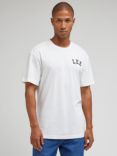Lee Logo Short Sleeve T-Shirt, Ecru