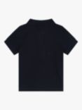 BOSS Baby Logo Short Sleeve Polo Shirt, Black