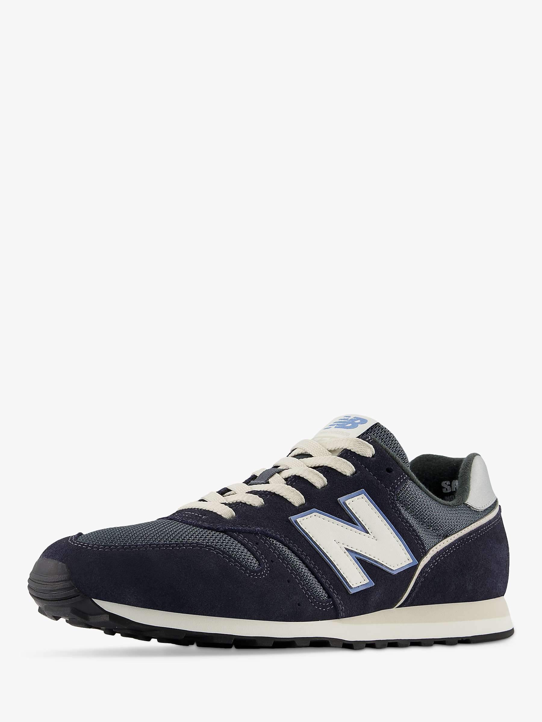 Buy New Balance 373v2 Suede Trainers, Navy Online at johnlewis.com