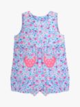 JoJo Maman Bébé Baby Strawberry Dungarees, Pink/Multi