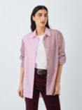 rag & bone Maxine Colour Block Stripe Shirt, Pink/Multi, Pink/Multi