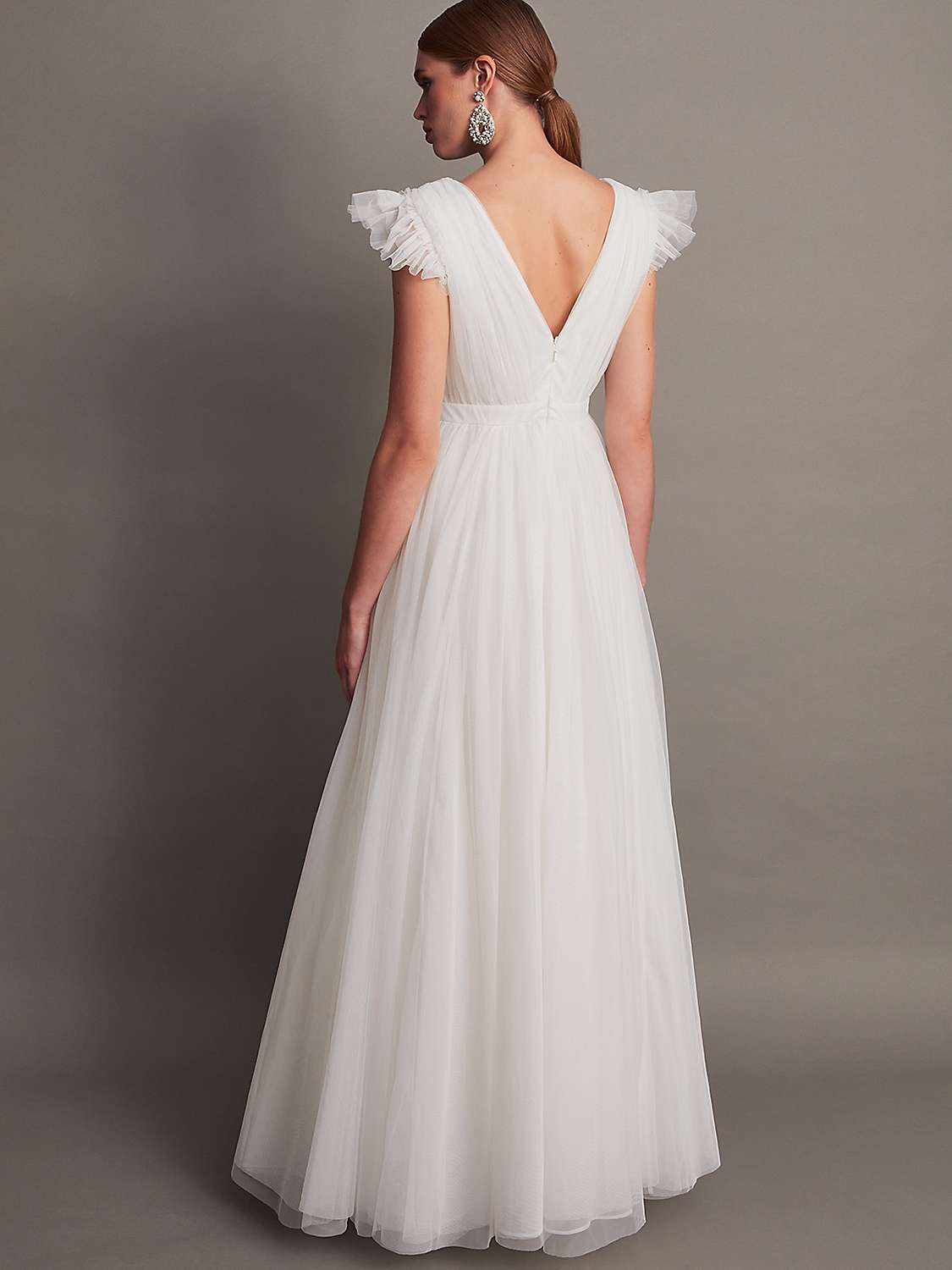 Buy Monsoon Gabriella Corsage Maxi Dress, Ivory Online at johnlewis.com