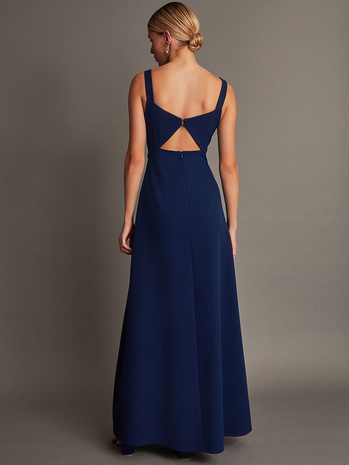 Buy Monsoon Molly Knot Maxi Dress, Navy Online at johnlewis.com