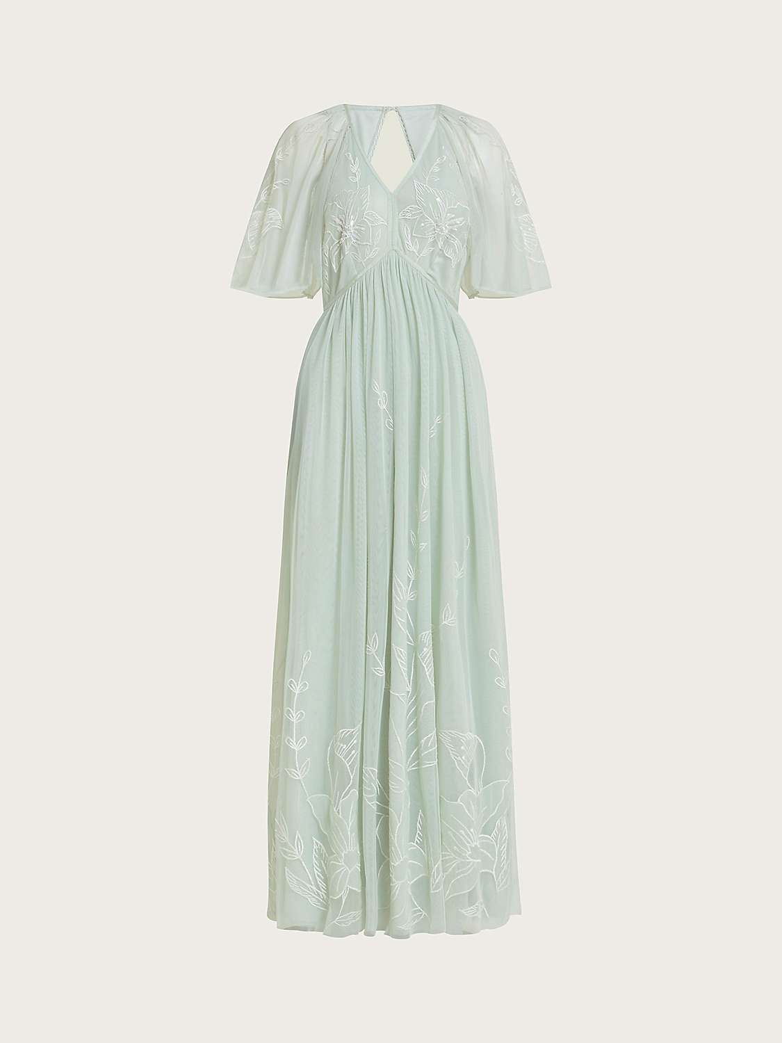 Buy Monsoon Kacia Embelished Maxi Dress, Sage Online at johnlewis.com