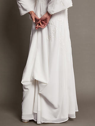 Monsoon Camilla Embroided Wedding Dress, Ivory