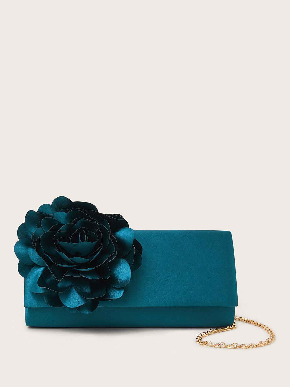 Monsoon Petal Flower Corsage Bag, Blue, One Size
