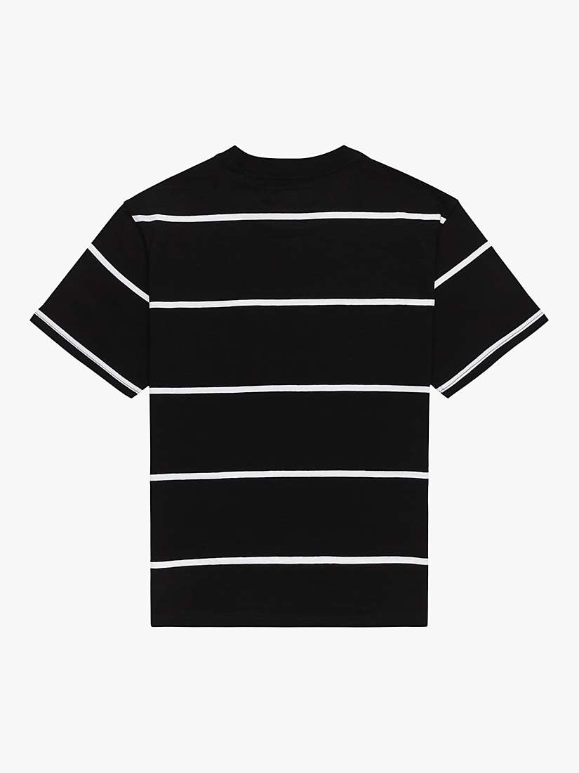 Buy Element Kids' Pocket Organic Cotton Stripe T-Shirt, Black/White Online at johnlewis.com