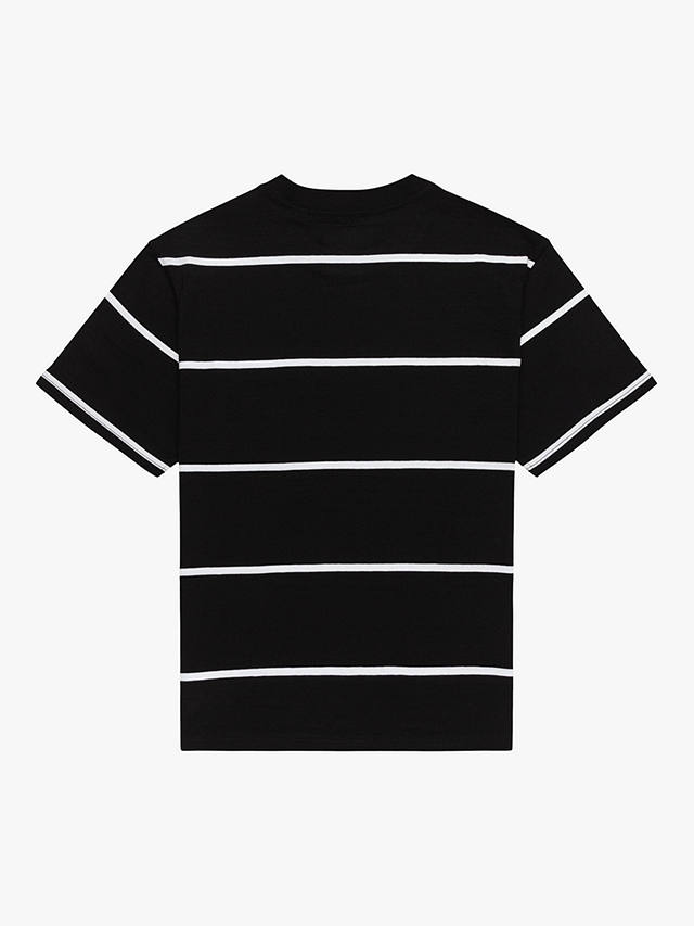 Element Kids' Pocket Organic Cotton Stripe T-Shirt, Black/White