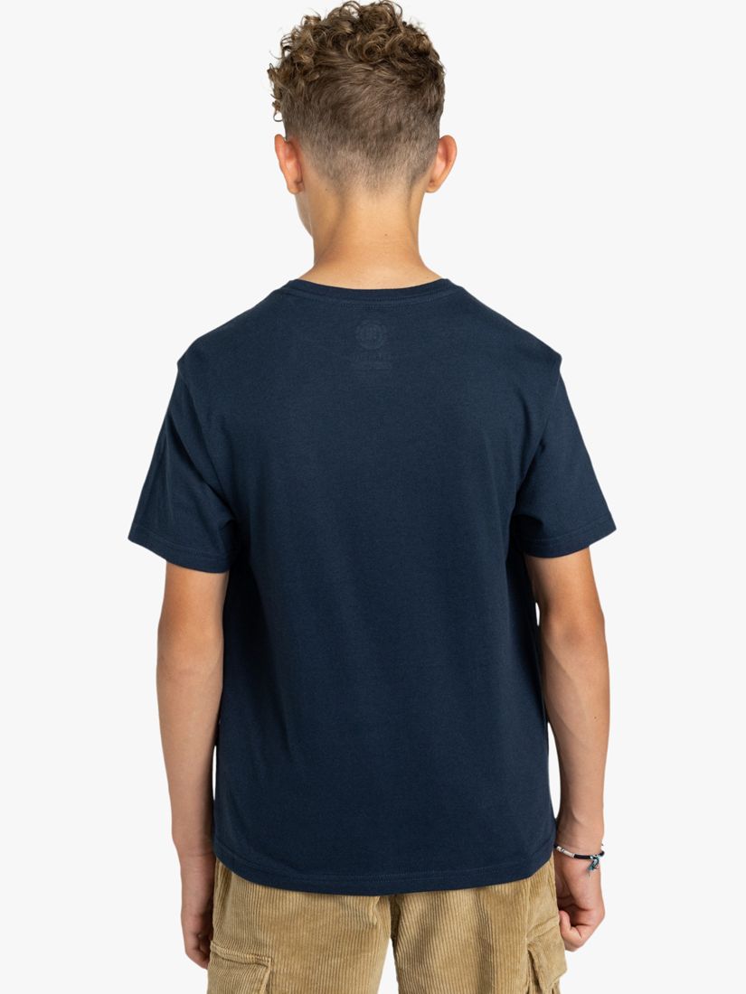 Element Kids' Pocket Organic Cotton Crew Neck T-Shirt, Eclipse Navy, 16 years
