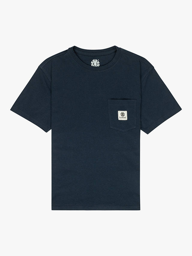 Element Kids' Pocket Organic Cotton Crew Neck T-Shirt, Eclipse Navy