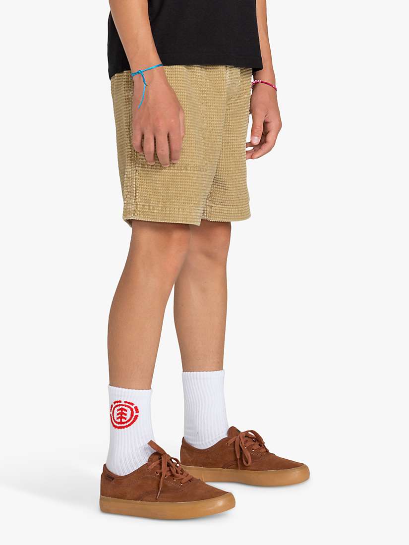 Buy Element Kids' Chillin Corduroy Shorts, Khaki Online at johnlewis.com