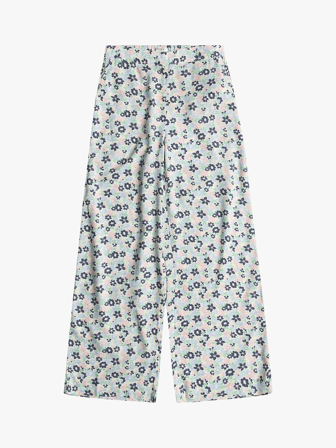 Buy Roxy Kids' You Found Me Floral Print Palazzo Trousers, Bel Air Ephemere Online at johnlewis.com