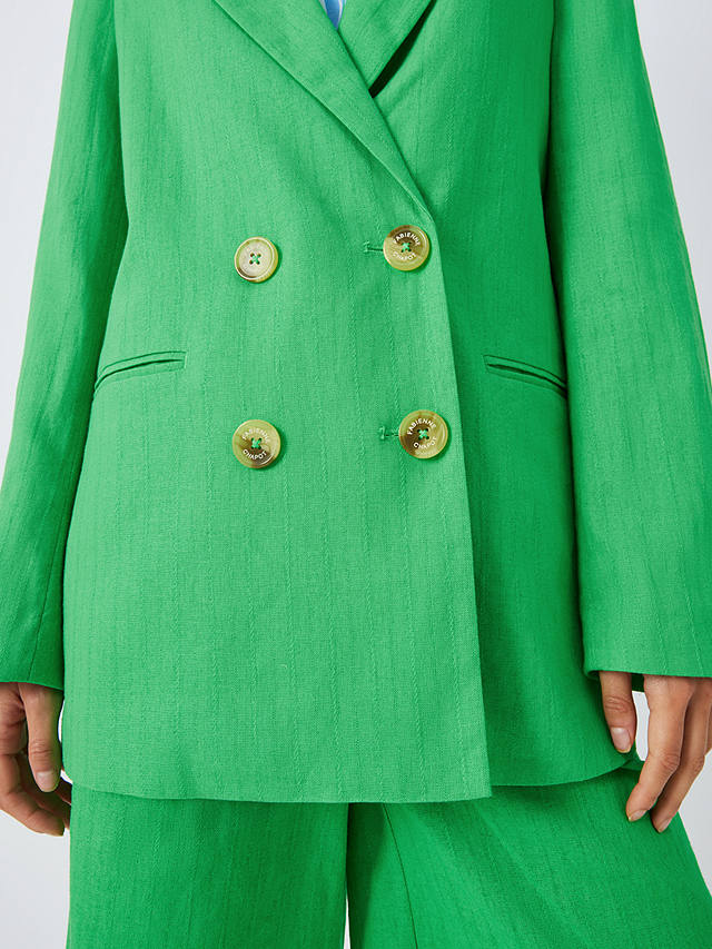 Fabienne Chapot Roger Linen Blend Blazer, Green Apple