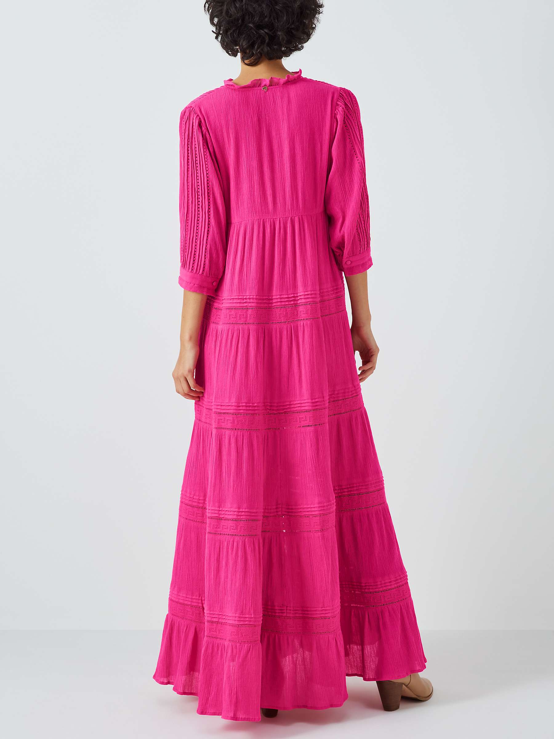Buy Fabienne Chapot Kira Maxi Dress, Hot Pink Online at johnlewis.com