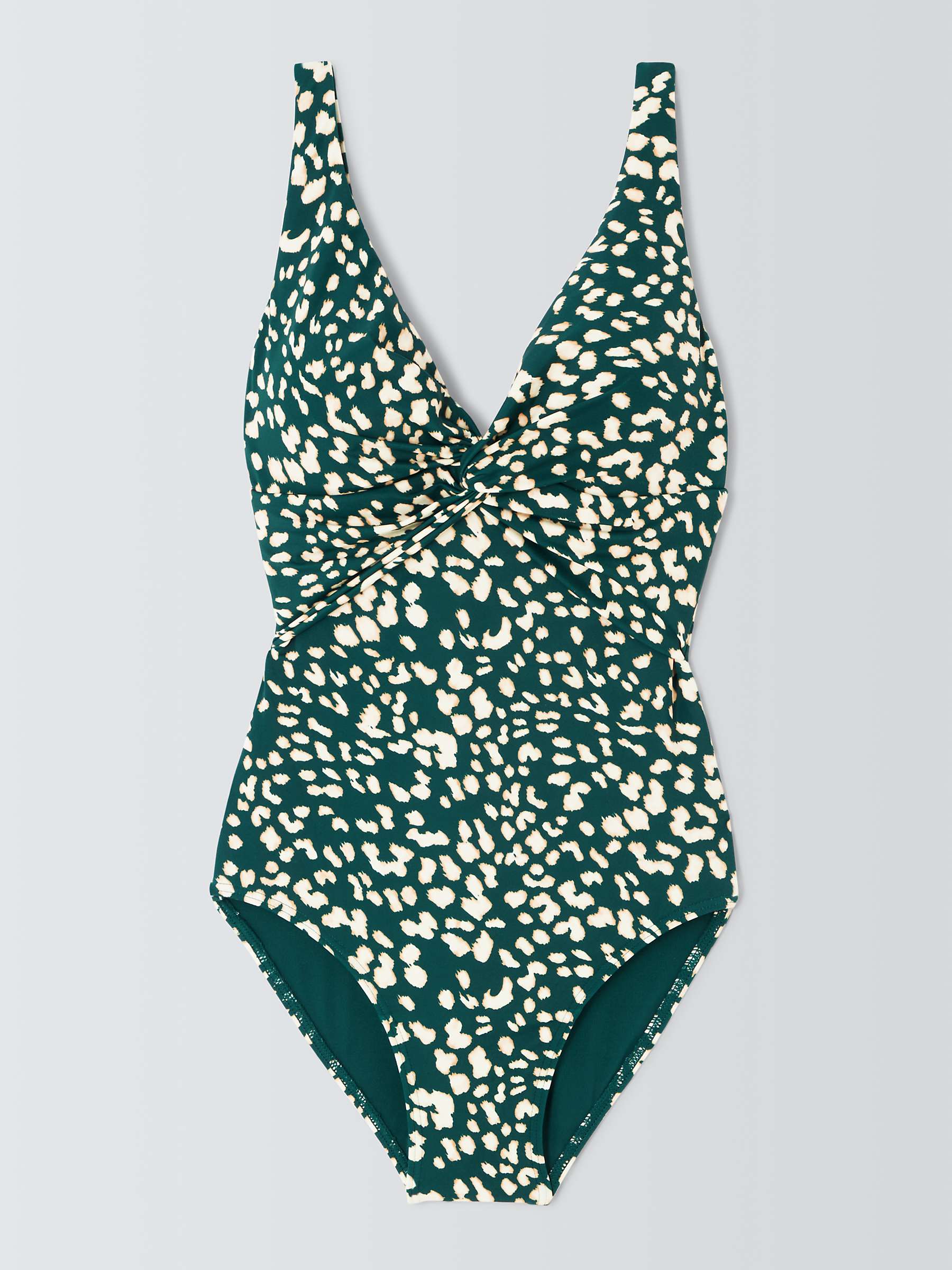 Buy John Lewis Rio Spot Print Twist Swimsuit, Blue/Multi Online at johnlewis.com