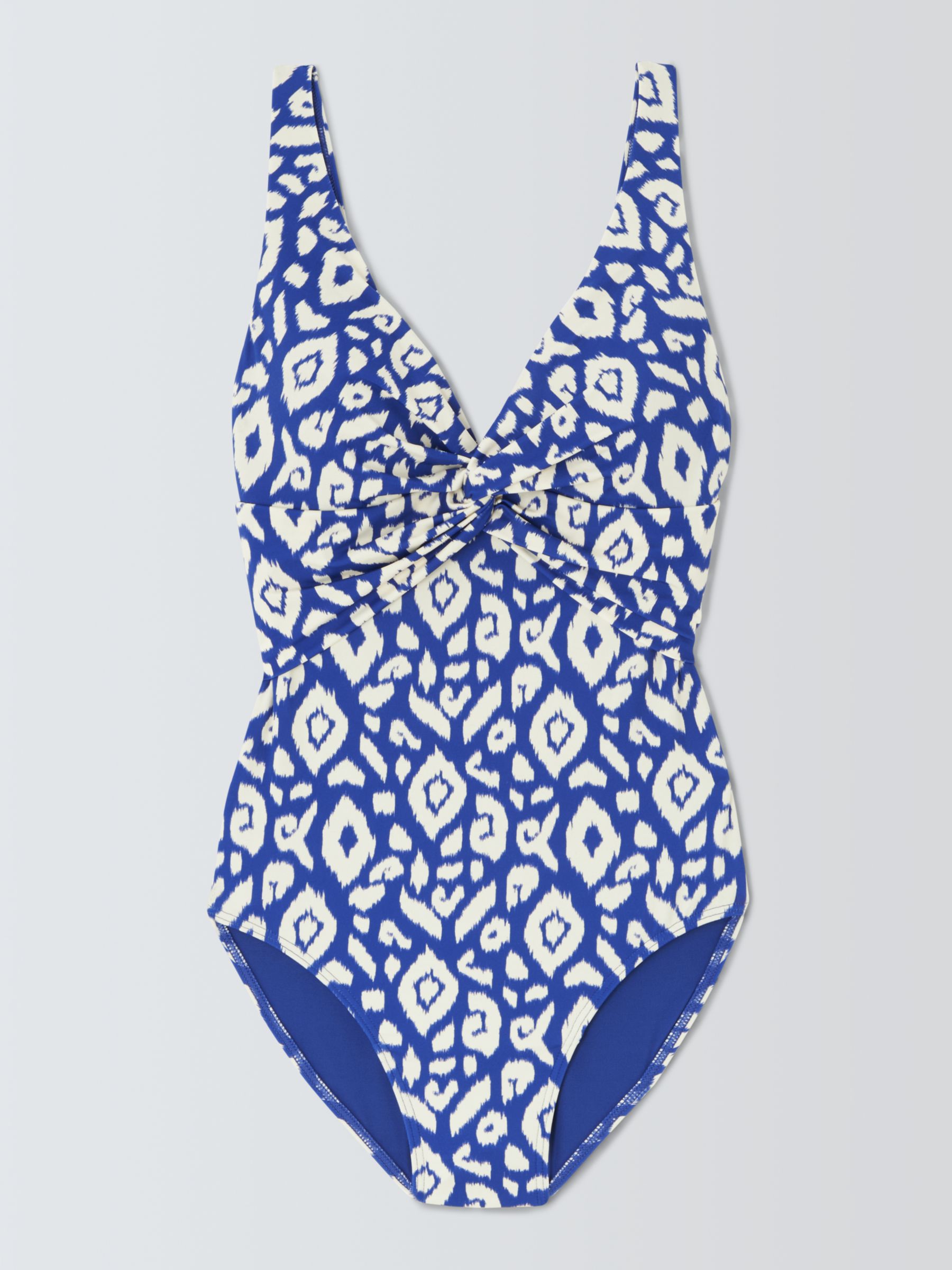 Buy John Lewis Maya Aztec Twist Swimsuit, Blue Online at johnlewis.com