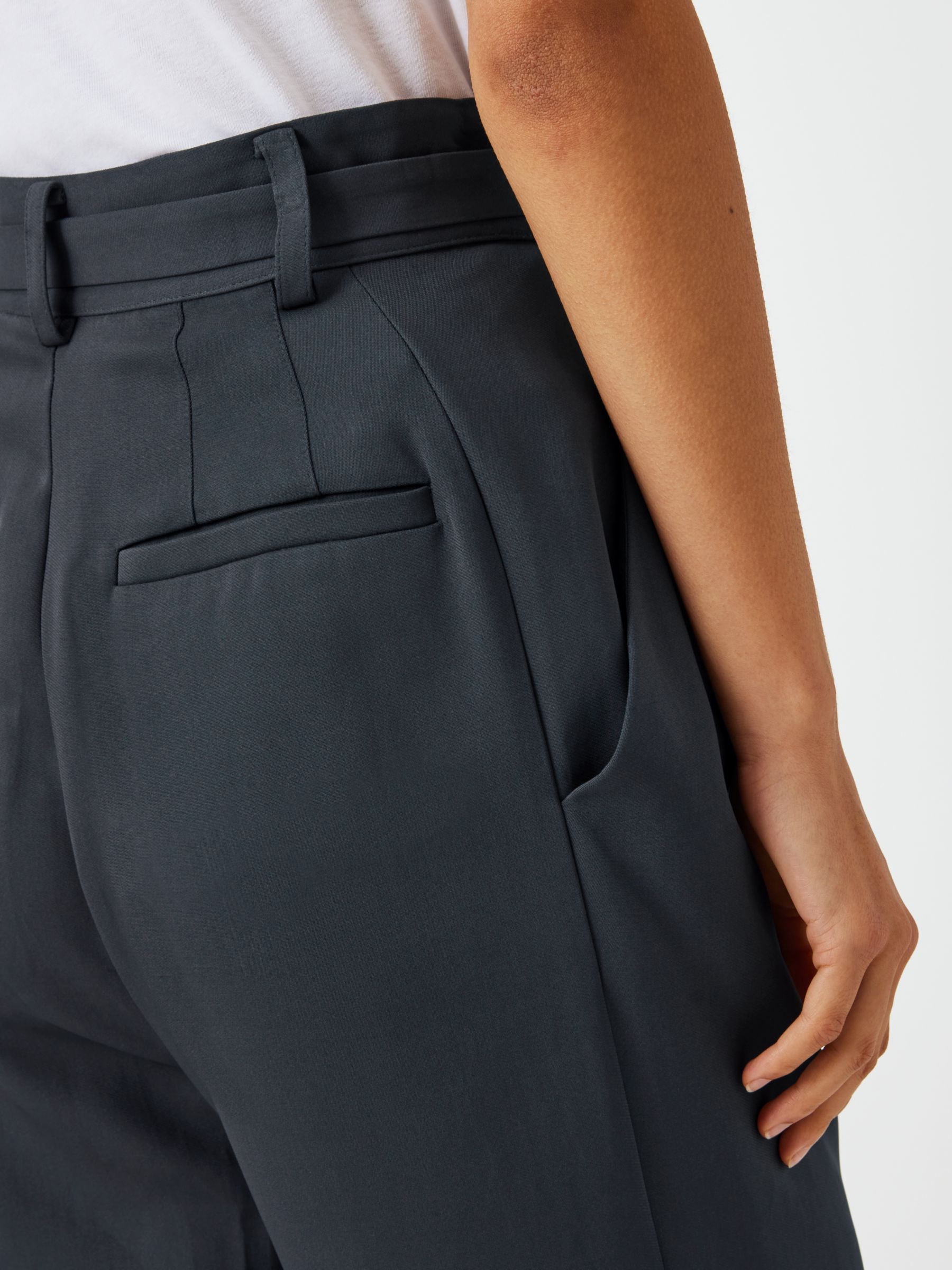 Buy Equipment Pietro Tailored Trousers, Obsidian Online at johnlewis.com