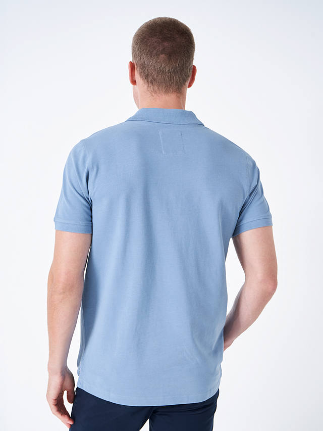 Crew Clothing Classic Pique Polo Shirt, Light Blue