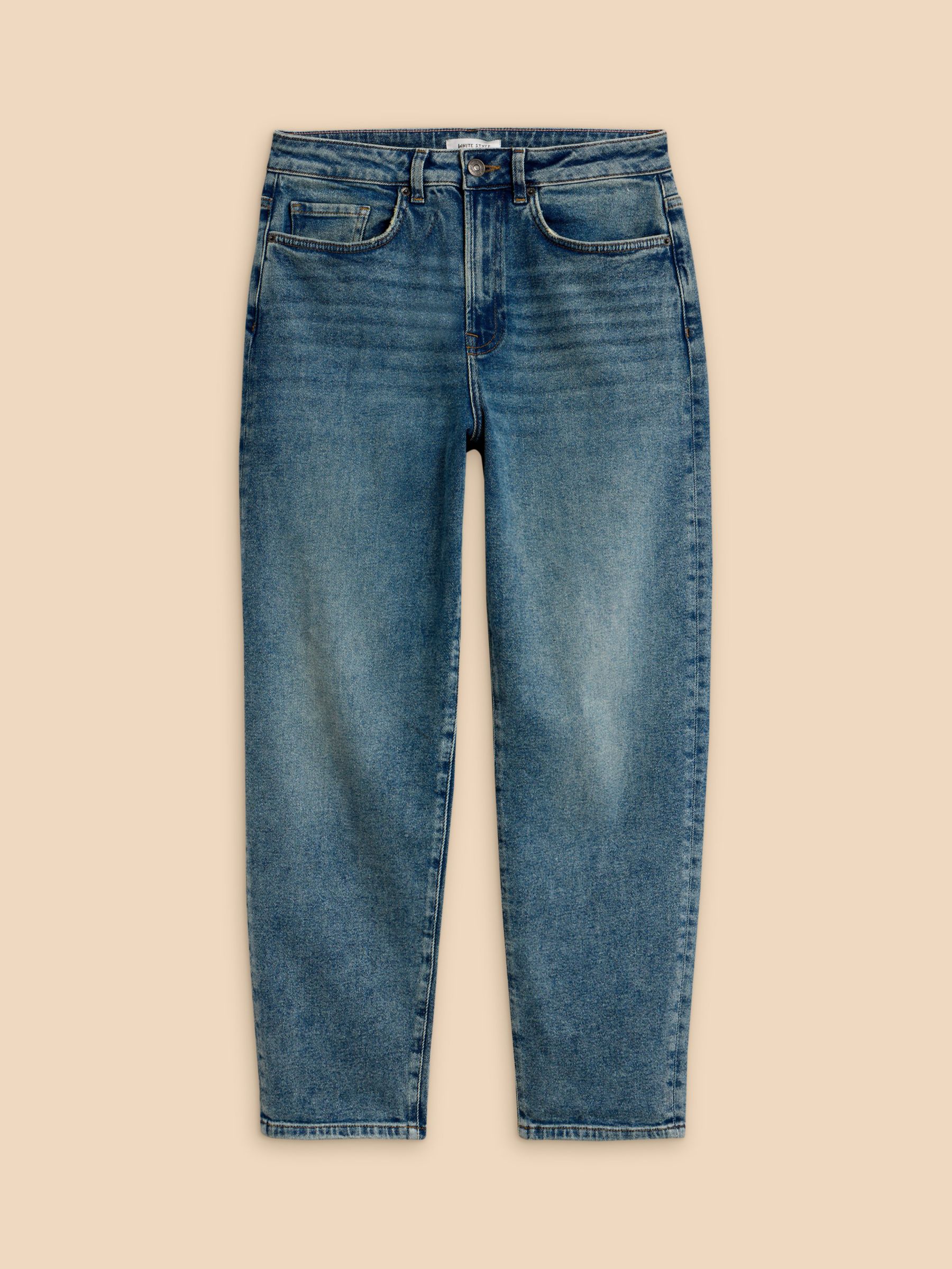 White Stuff Tilly Tapered Jeans, Mid Denim, 20S