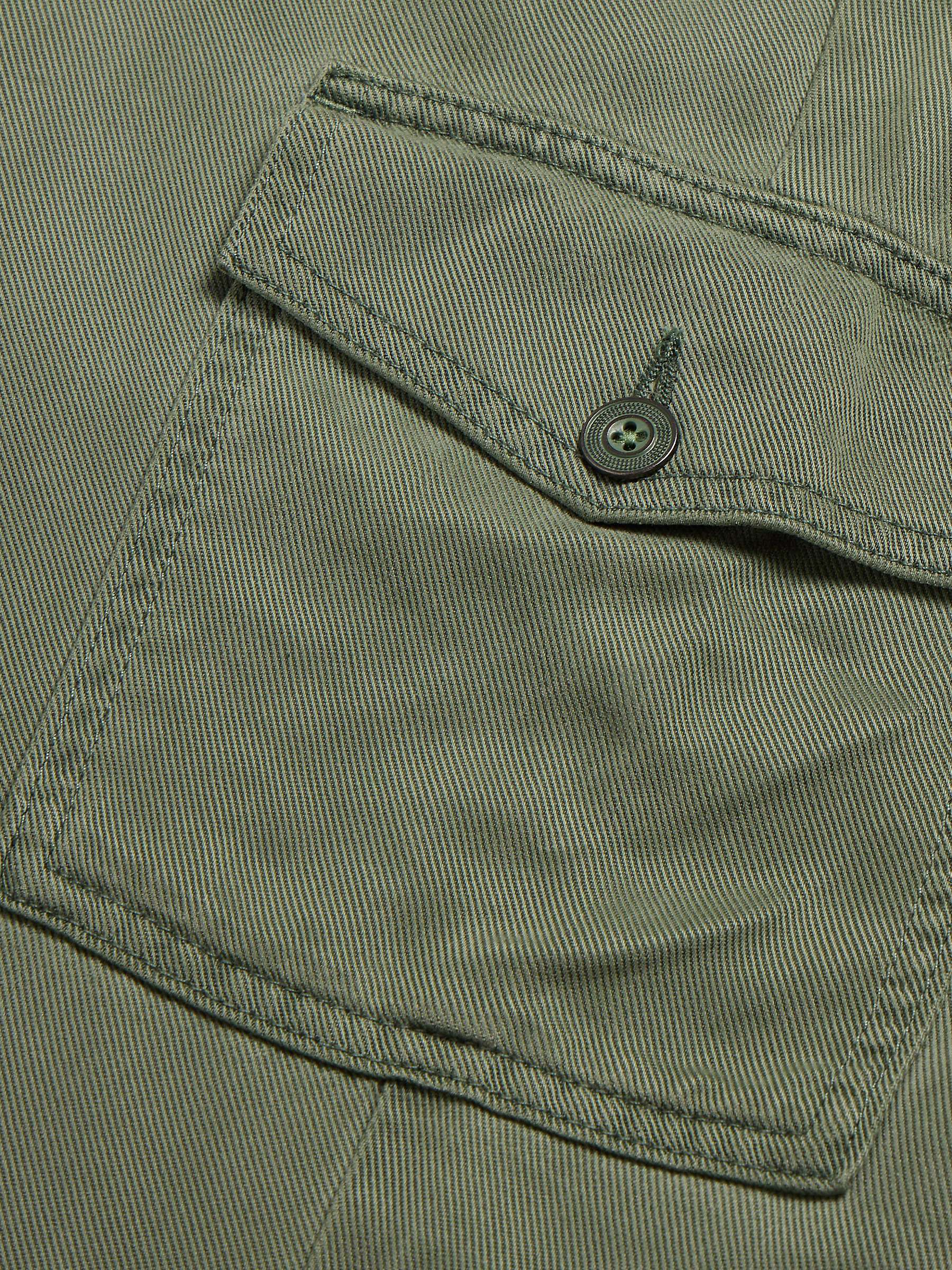 Buy White Stuff Arlo Tencel Cargo Trousers, Mid Green Online at johnlewis.com