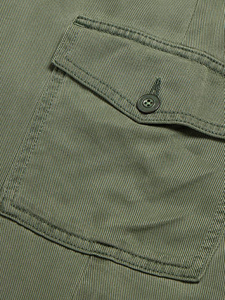 White Stuff Arlo Tencel Cargo Trousers, Mid Green