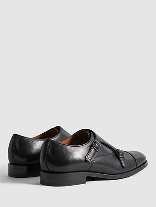 Reiss Amalfi Monk Shoes, Black