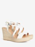 Barbour Lucia Wedge Heel Espadrilles, White