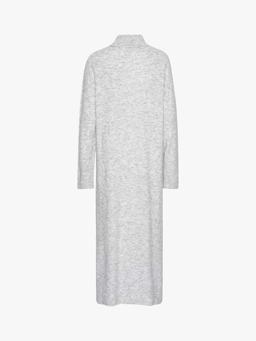Buy A-VIEW Penny Knitted Midi Dress, Grey Online at johnlewis.com