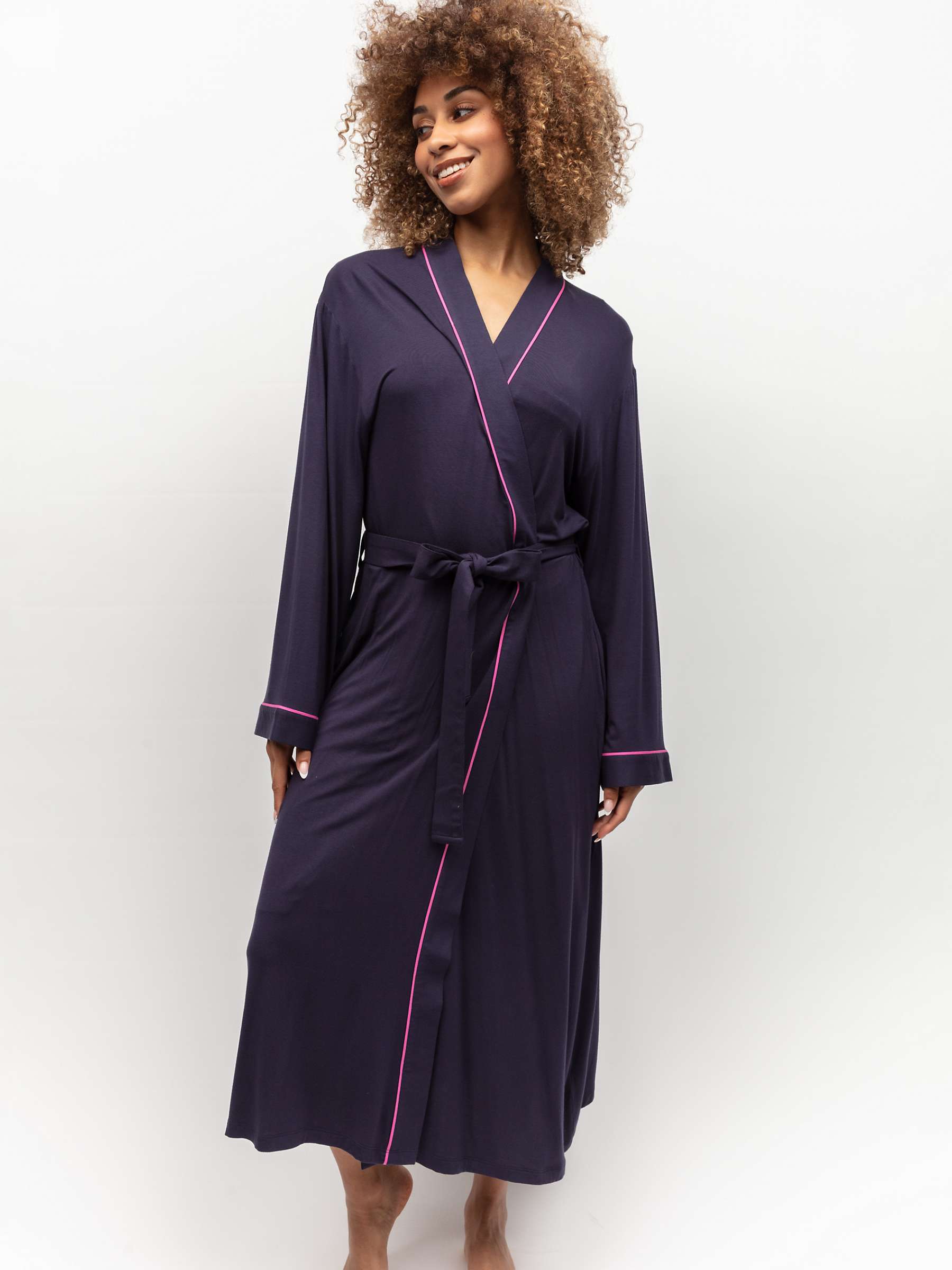Buy Cyberjammies Avery Piped Jersey Dressing Gown Online at johnlewis.com