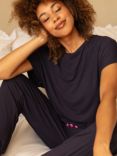 Cyberjammies Avery Jersey Pyjama Bottoms, Navy