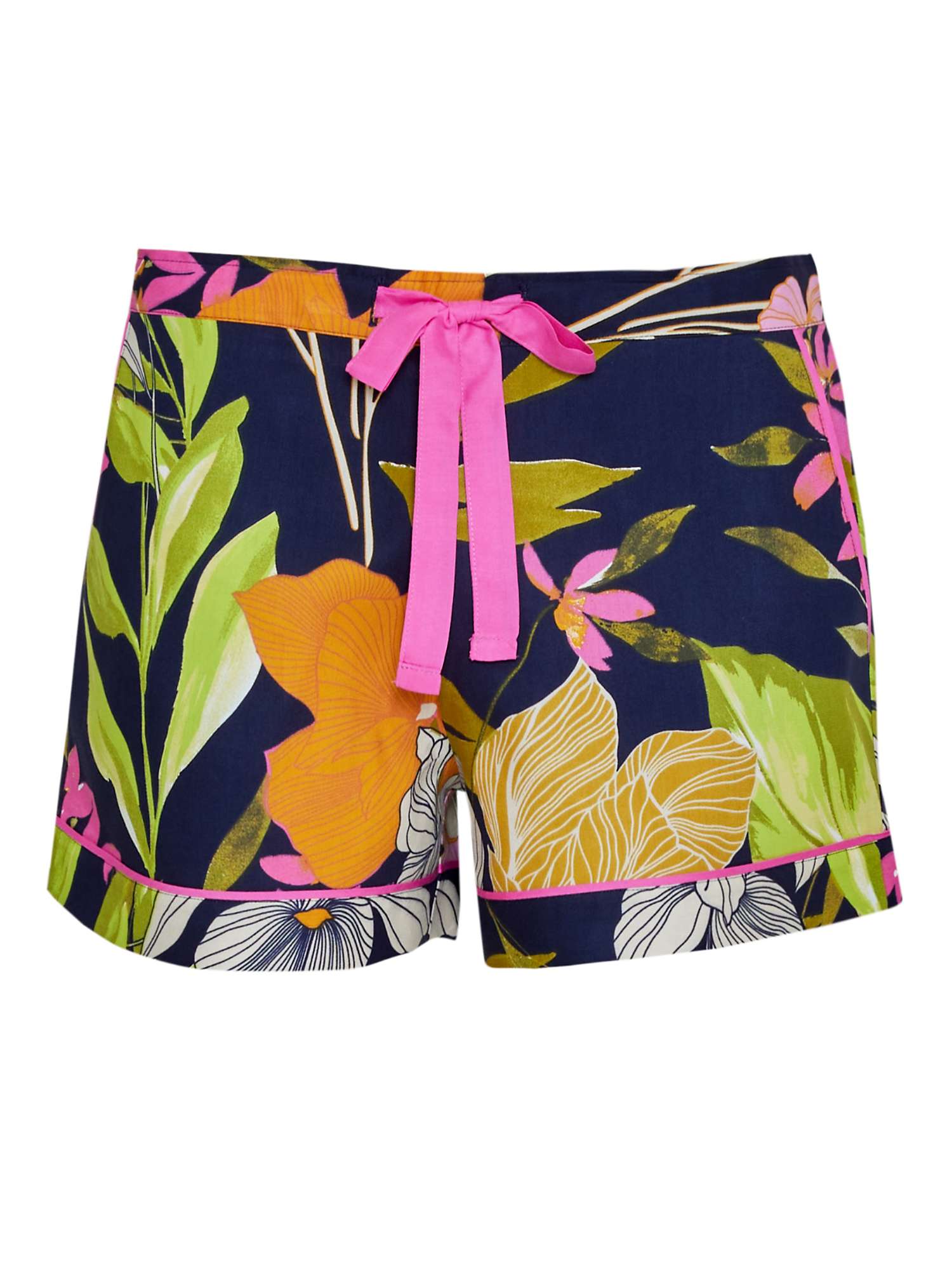 Buy Cyberjammies Floral Pyjama Shorts, Navy Online at johnlewis.com