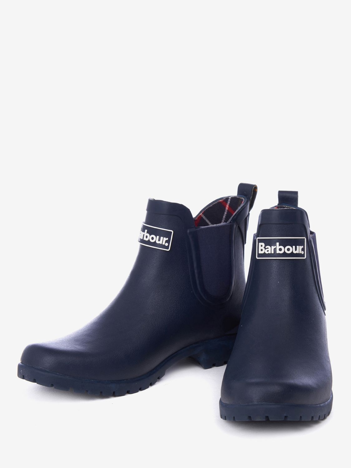 Buy Barbour Wilton Chelsea Wellington Boots, Navy Online at johnlewis.com