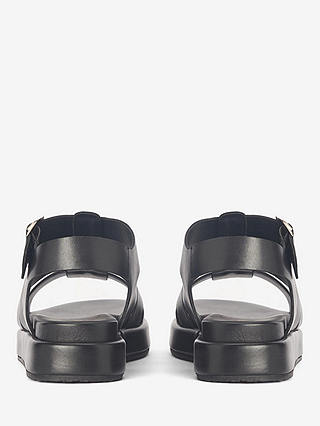 Barbour Charlene Leather Sandals, Black