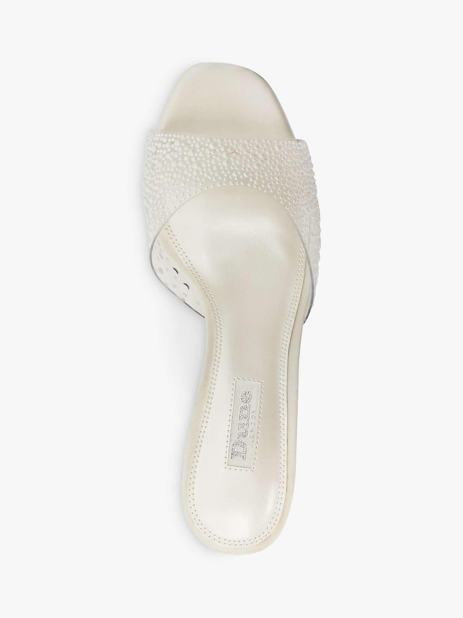 Buy Dune Bridal Collection Moonlit Sea Pearl Mules, Ivory Online at johnlewis.com