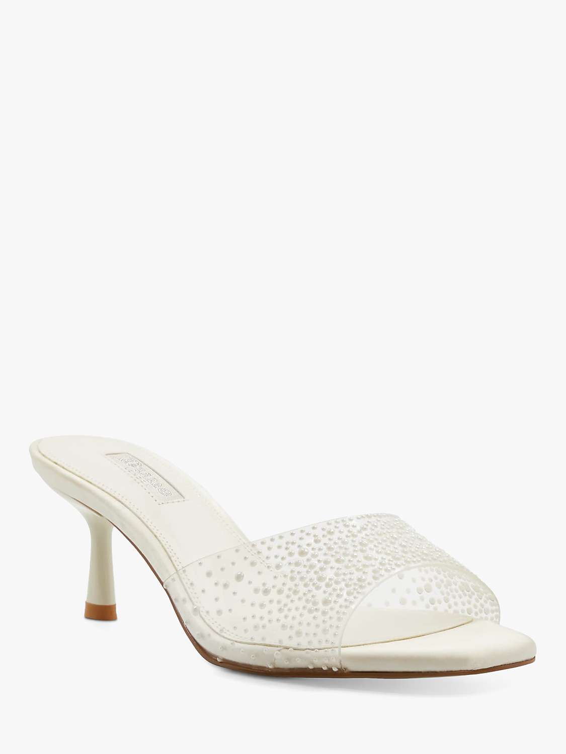 Buy Dune Bridal Collection Moonlit Sea Pearl Mules, Ivory Online at johnlewis.com