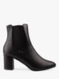 V.GAN Vegan Lychee Block Heel Ankle Boots, Black