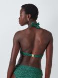 John Lewis Bermuda Sling Bikini Top, Dark Green