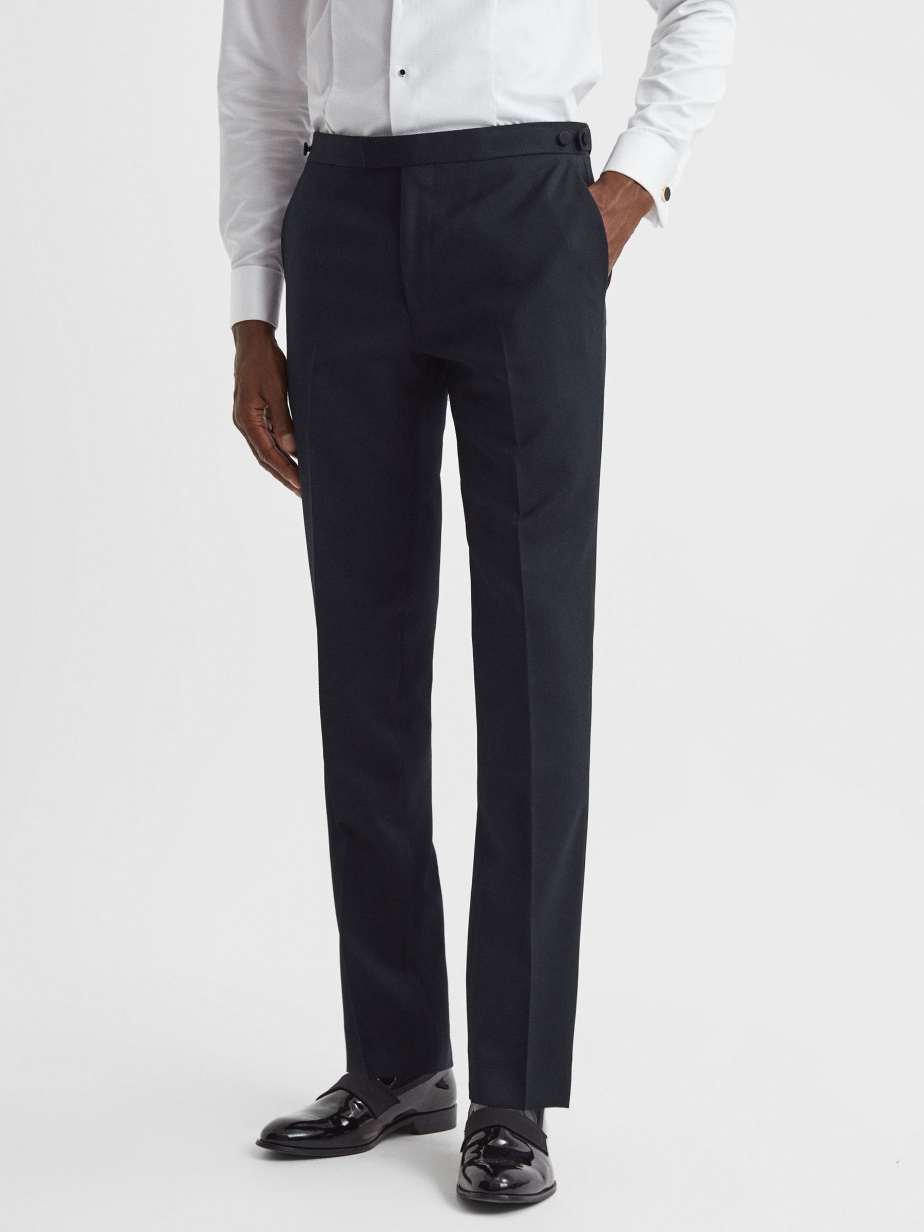 Dior Icons Track Pants Gray Cashmere and Wool Jacquard