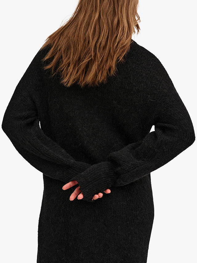 MY ESSENTIAL WARDROBE Julie Knitted Midi Dress, Black